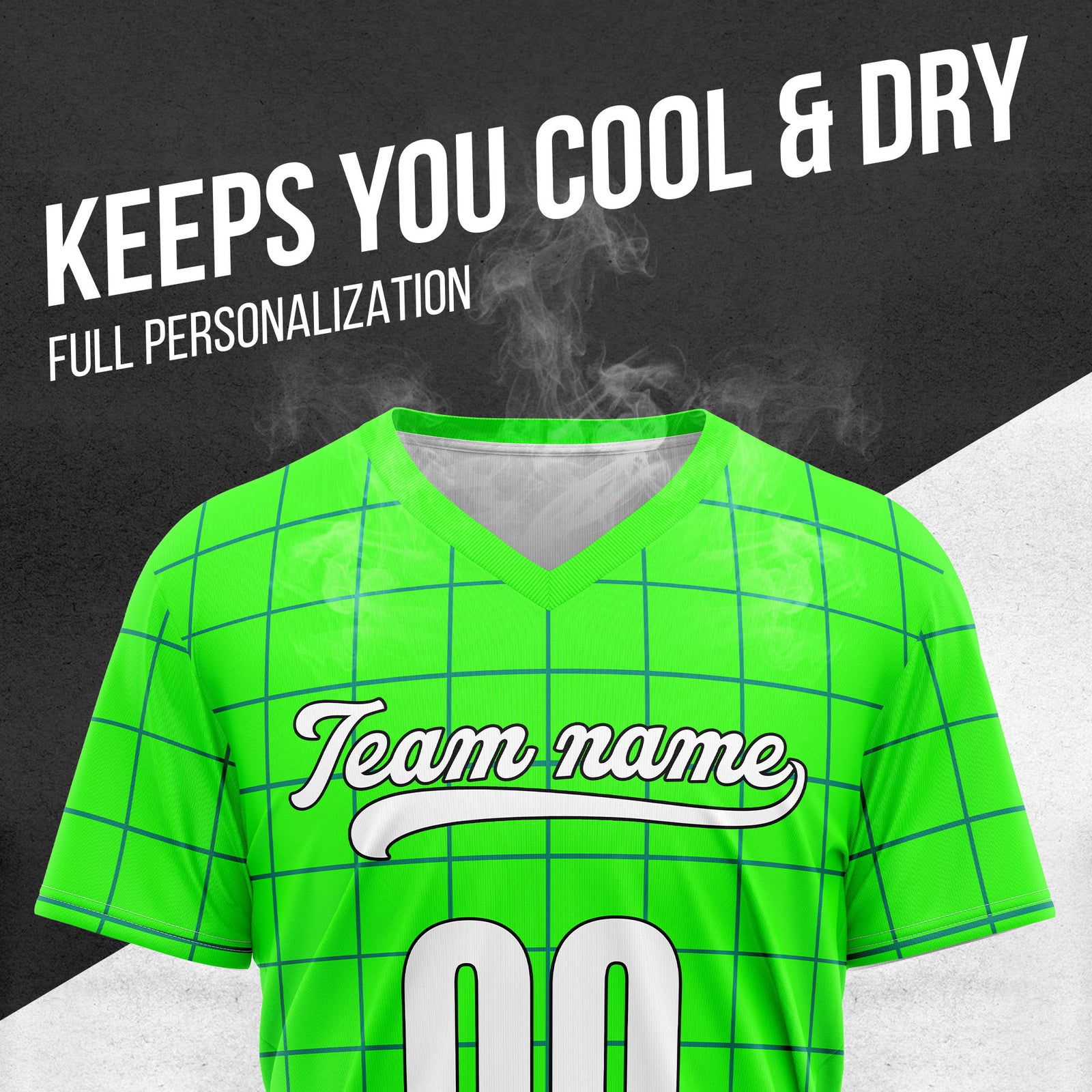 Custom Storm Matrix Neon Green Baseball Sports Jersey Personalized Uniform with Name & Number
