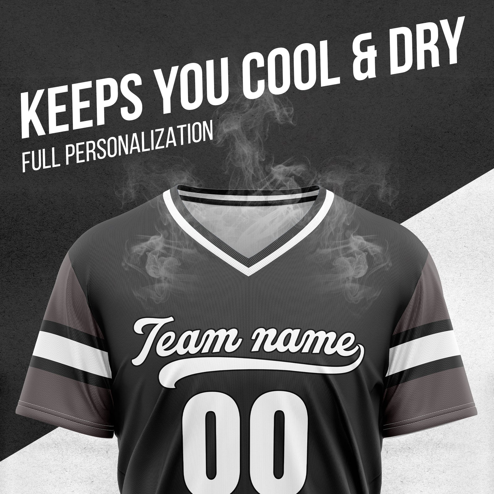 Custom StormLine Dark Grey Pullover Baseball Sports Jersey Personalized Uniform with Name & Number