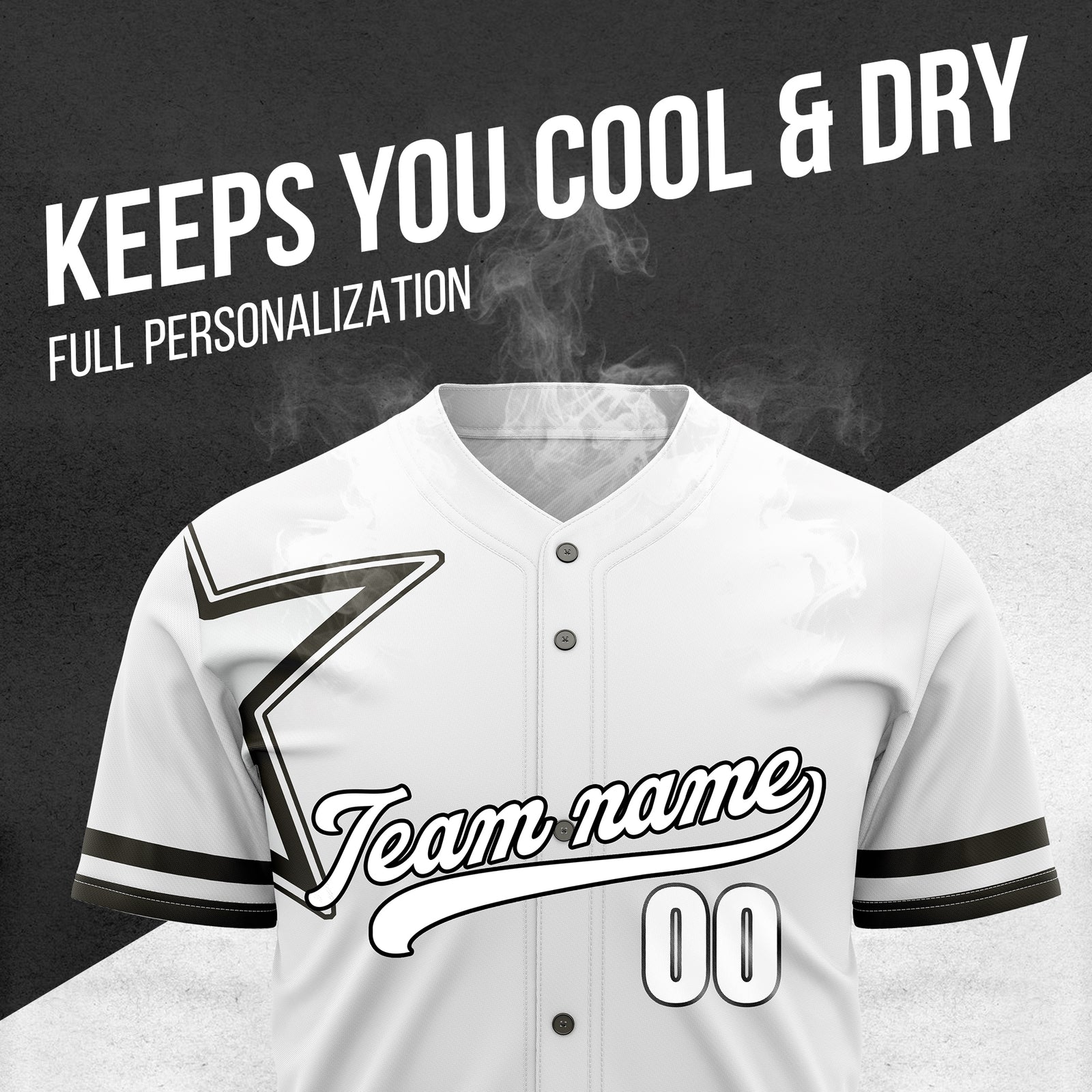 Custom Star Classic Baseball White Sports Jersey Personalized Uniform with Name & Number