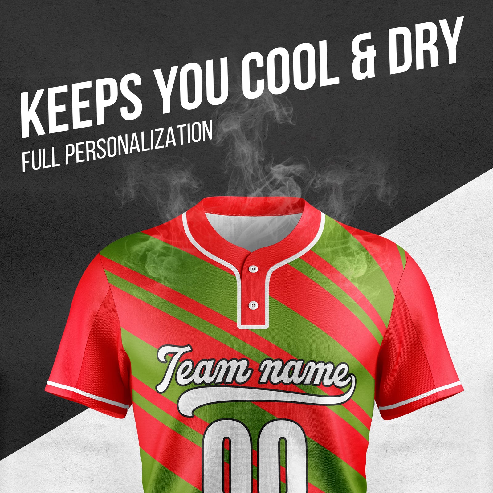 Custom Bold Flow Red Baseball Sports Jersey Personalized Uniform with Name & Number
