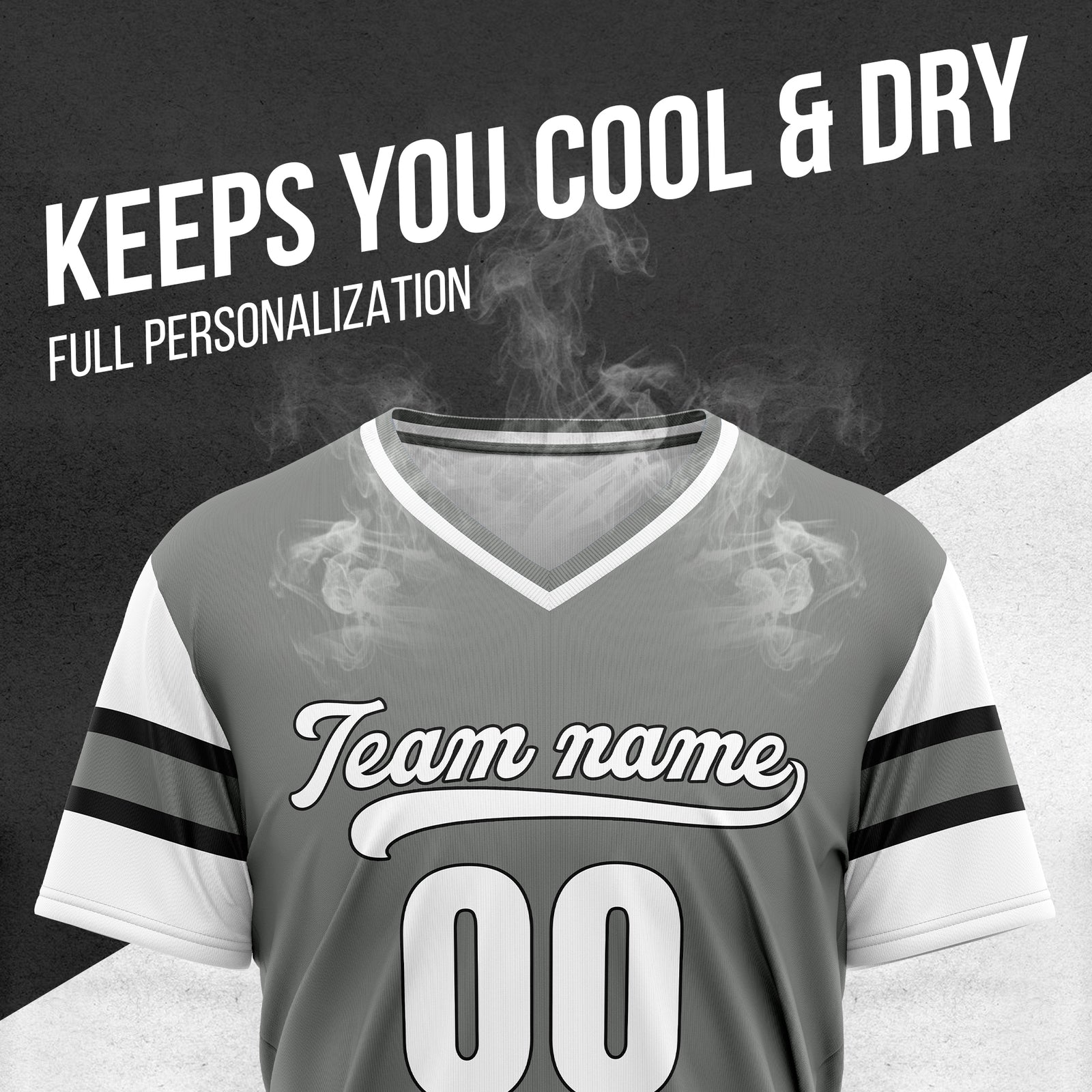 Custom StormLine Grey Pullover Baseball Sports Jersey Personalized Uniform with Name & Number