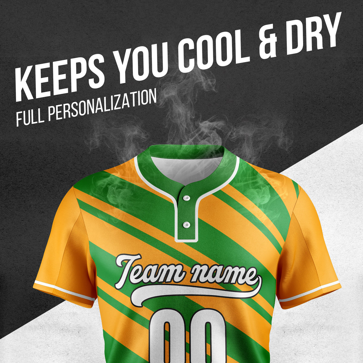 Custom Bold Flow Orange Baseball Sports Jersey Personalized Uniform with Name & Number