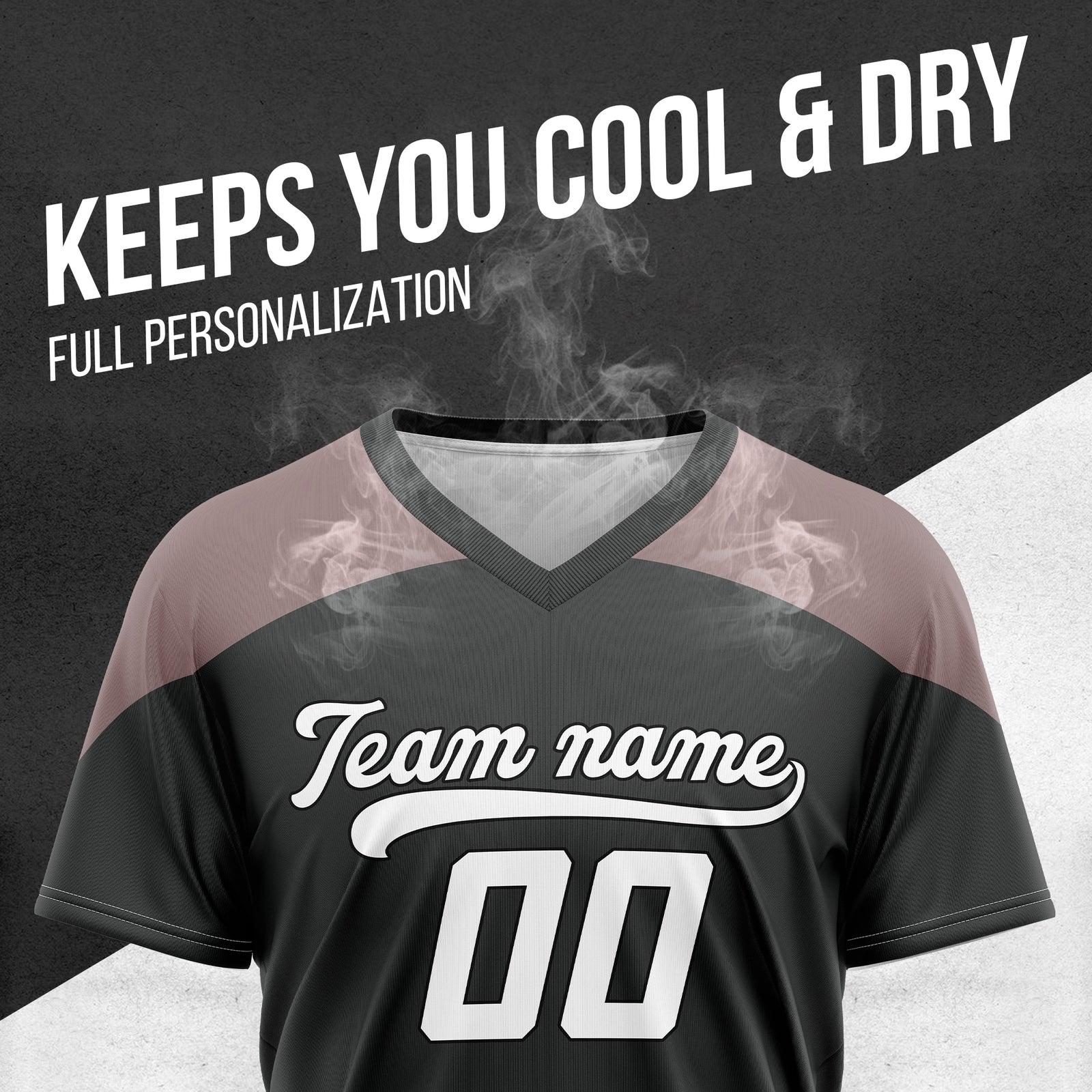 Custom Darkvolt Dark Grey Pullover Baseball Sports Jersey Personalized Uniform with Name & Number