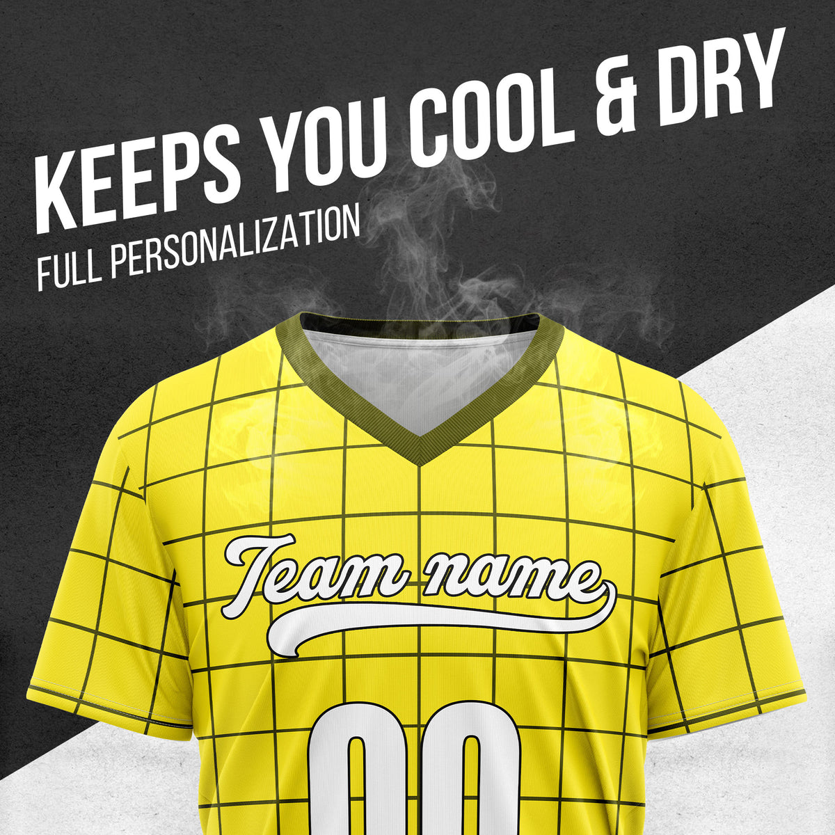 Custom Storm Matrix Yellow Baseball Sports Jersey Personalized Uniform with Name & Number