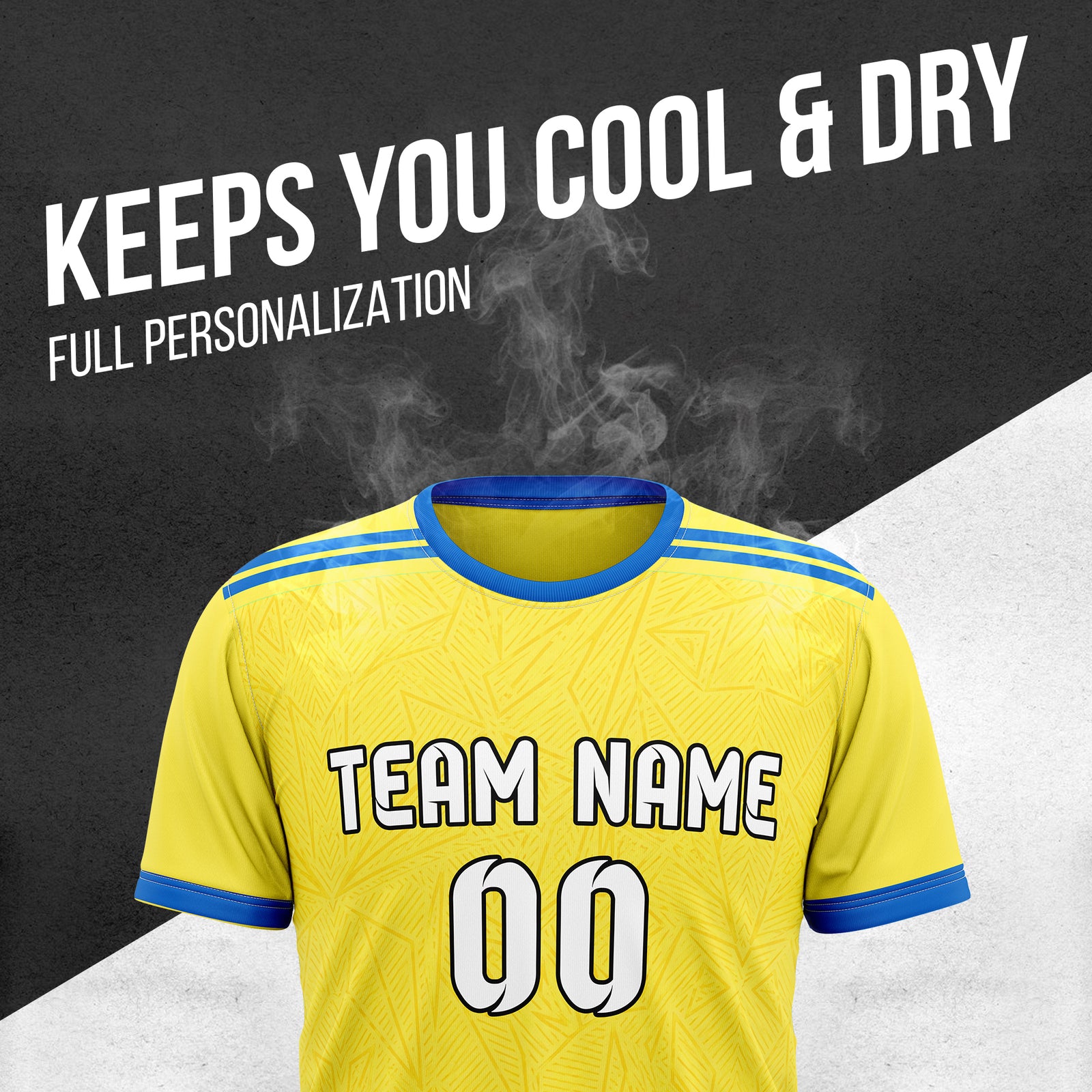 Custom UKRAINE Fan Jersey Personalized with Name & Number