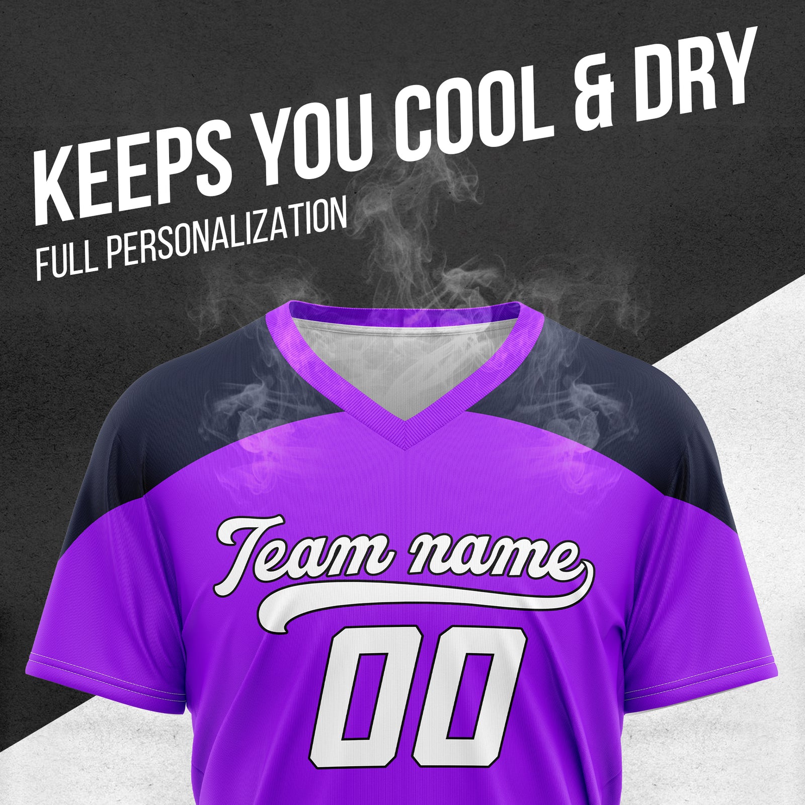 Custom Darkvolt Purple Pullover Baseball Sports Jersey Personalized Uniform with Name & Number