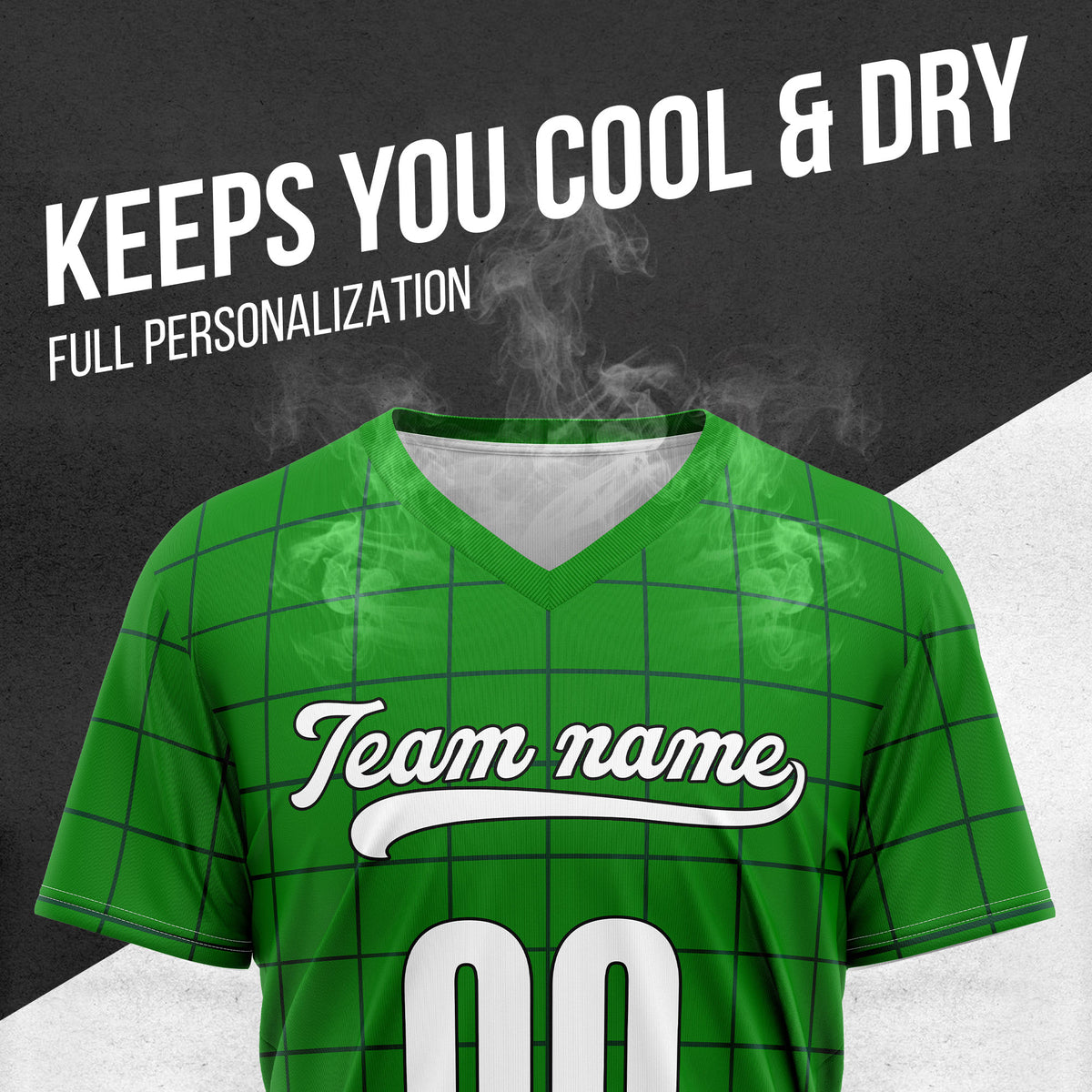 Custom Storm Matrix Green Baseball Sports Jersey Personalized Uniform with Name & Number