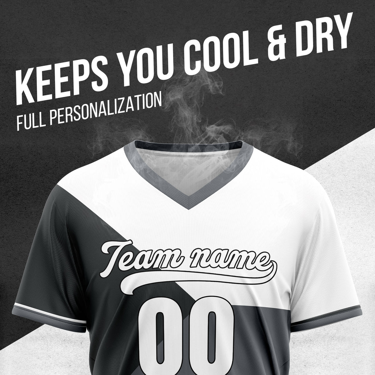 Custom FlexCore Dark Grey Baseball Sports Jersey Personalized Uniform with Name & Number