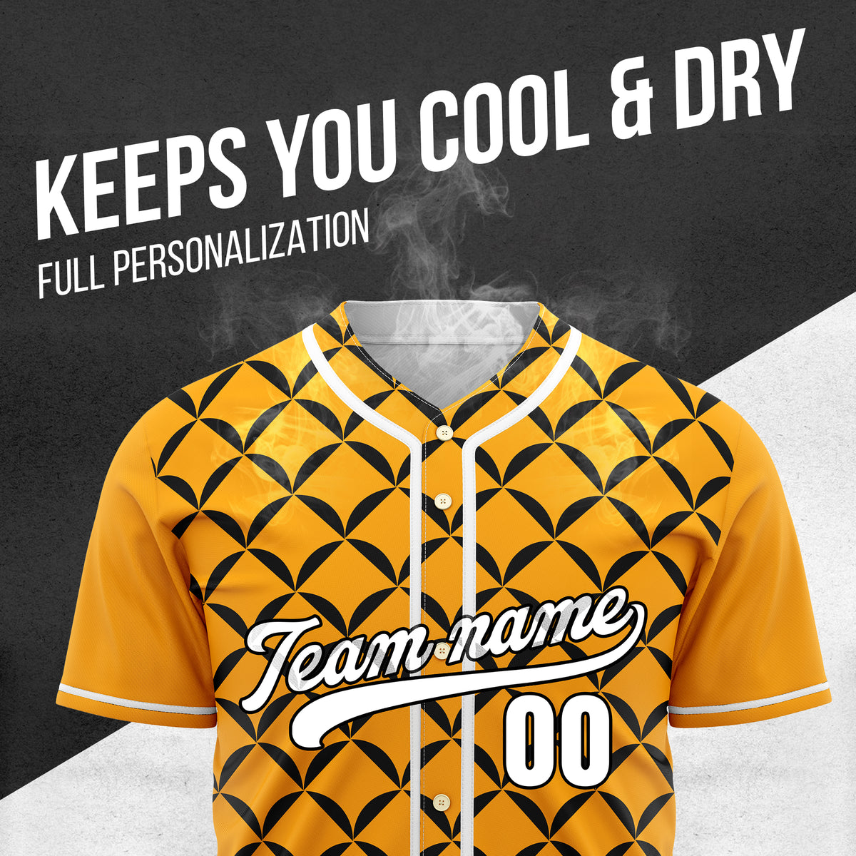 Custom Vertex Vibe Orange Baseball Sports Jersey Personalized Uniform with Name & Number