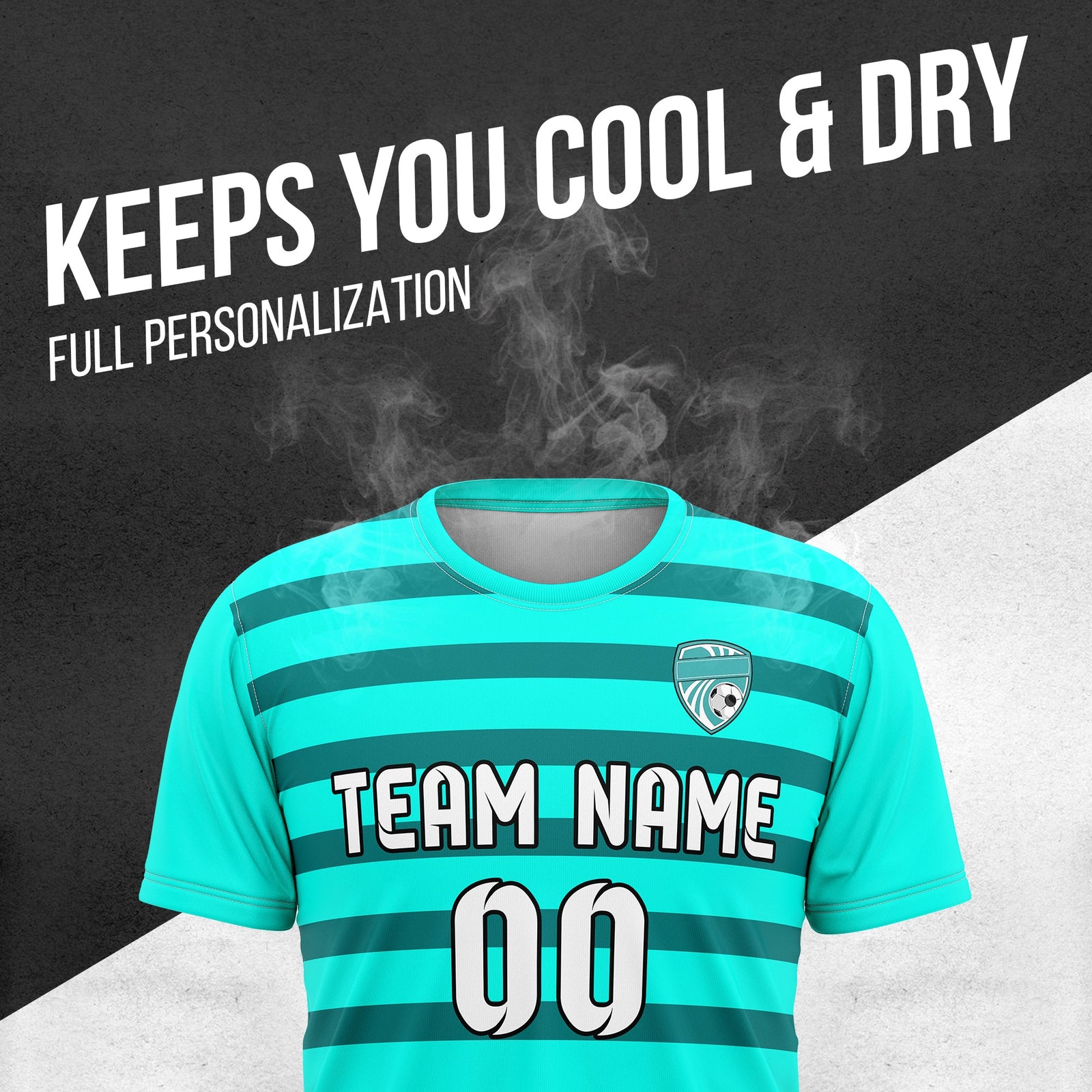 Custom Soccer R Stripes D2 Sports Tops Jersey