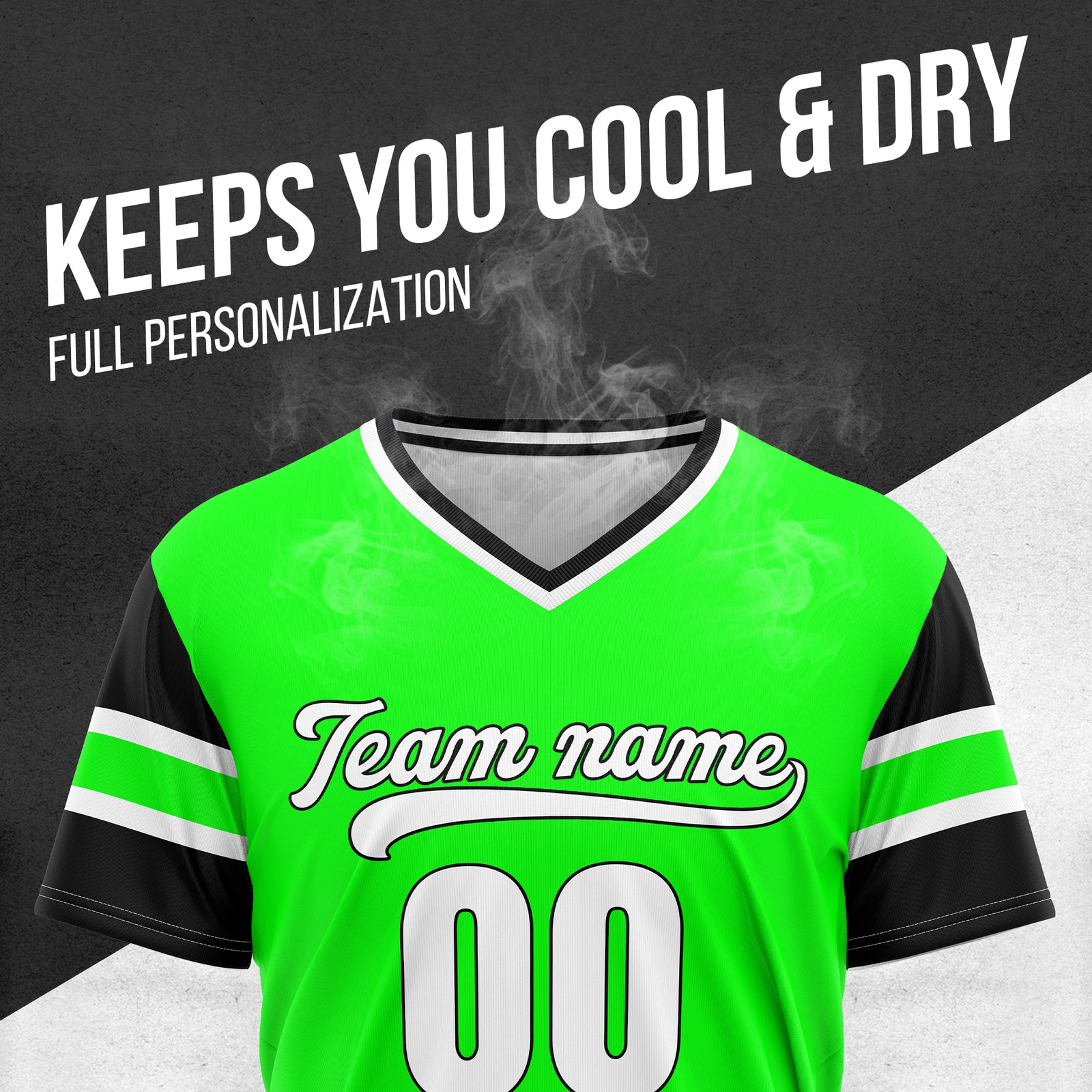 Custom StormLine Green Pullover Baseball Sports Jersey Personalized Uniform with Name & Number