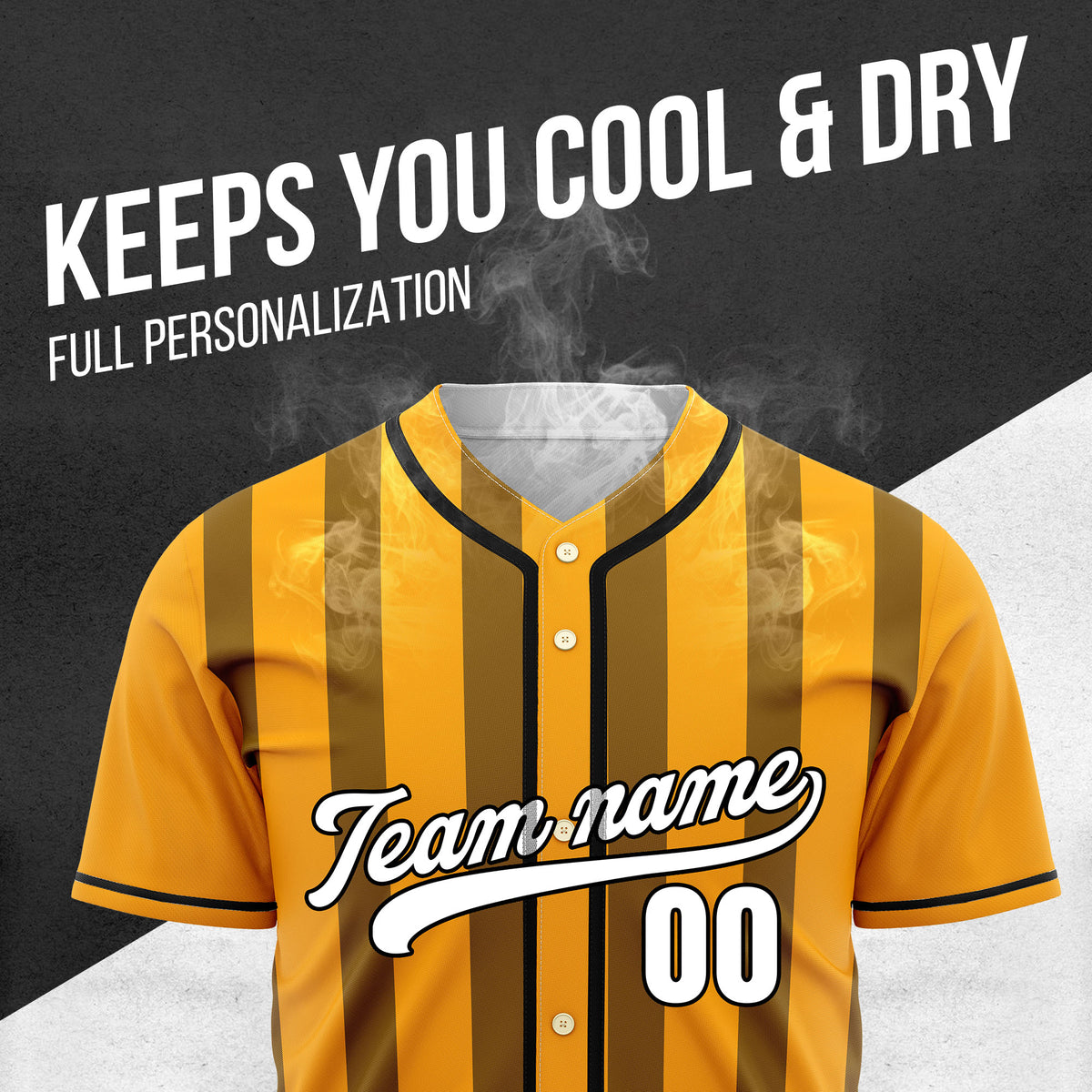 Custom Strikeforce Orange Raglan Style Baseball Sports Jersey Personalized Uniform with Name & Number