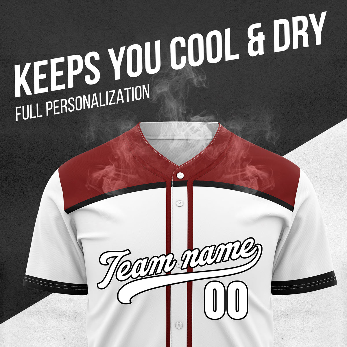 Custom Marquee Classic Baseball White Sports Jersey Personalized Uniform with Name & Number