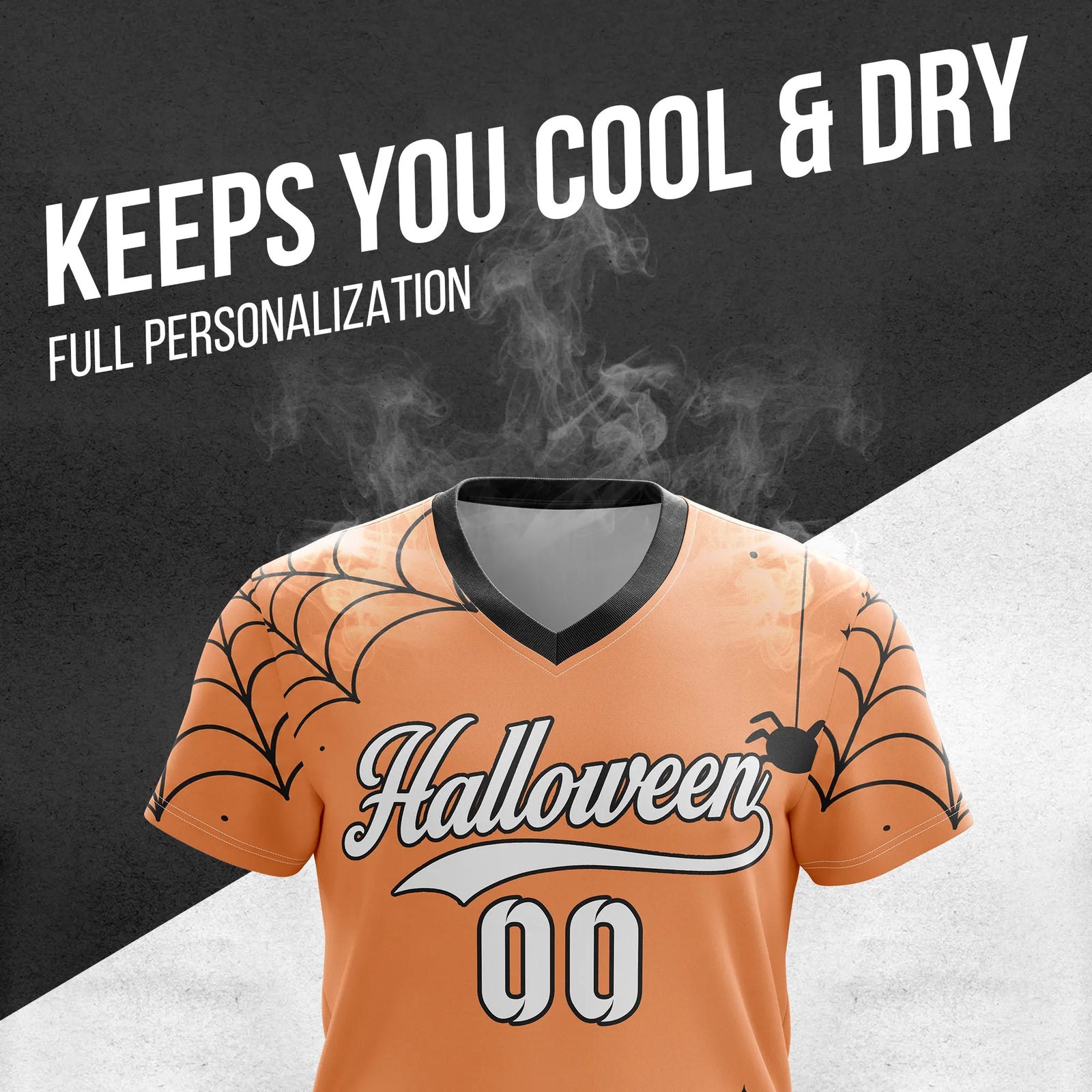 Custom Halloween Soccer Jersey D5 Personalized Uniform with Name & Number