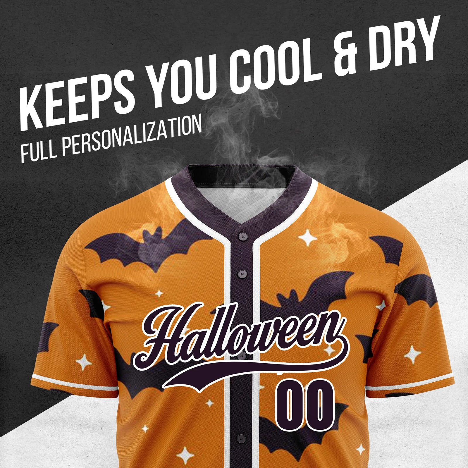 Custom Batburst Baseball Sports Jersey Personalized Uniform with Name & Number