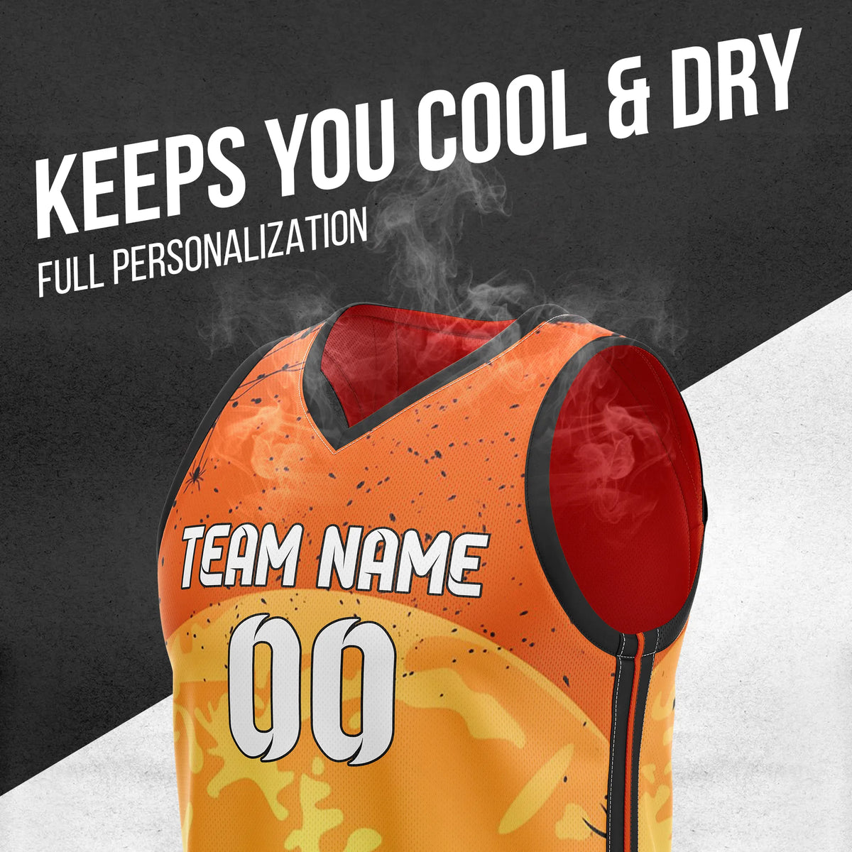 Custom Basketball Hauntmoon Sports Jersey Personalized Uniform with Name & Number