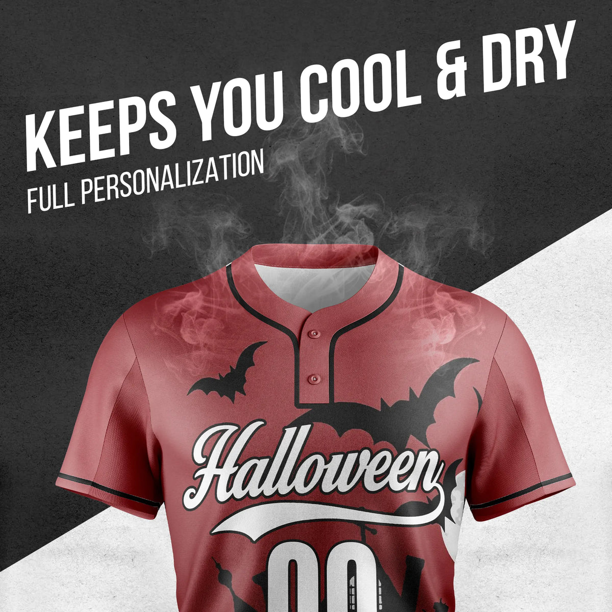 Custom Haunted Hollow Baseball Sports Jersey Personalized Uniform with Name & Number
