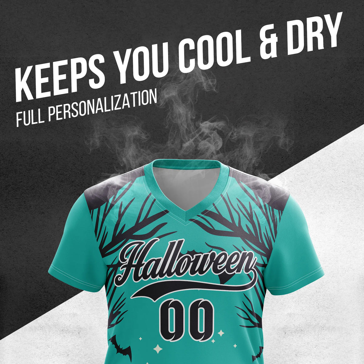 Custom Halloween Soccer Jersey D7 Personalized Uniform with Name & Number
