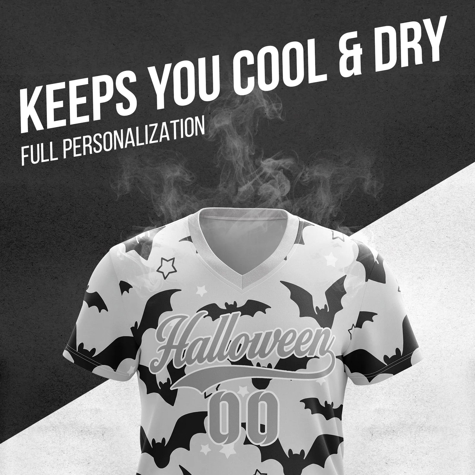 Custom Halloween Soccer Jersey D1 Personalized Uniform with Name & Number