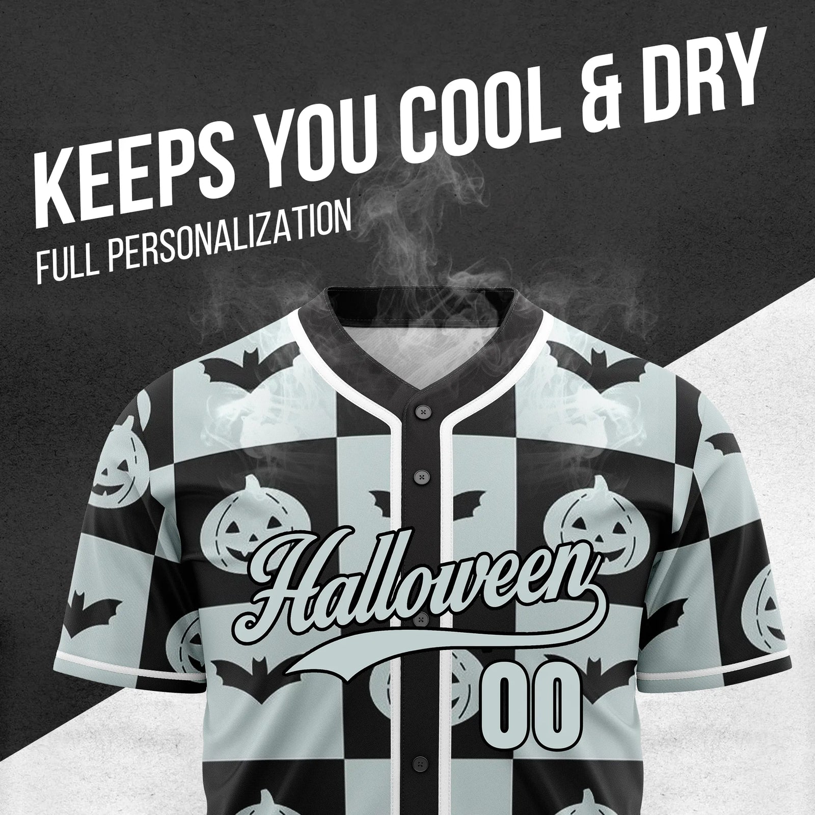 Custom Pumpkincheck Baseball Sports Jersey Personalized Uniform with Name & Number
