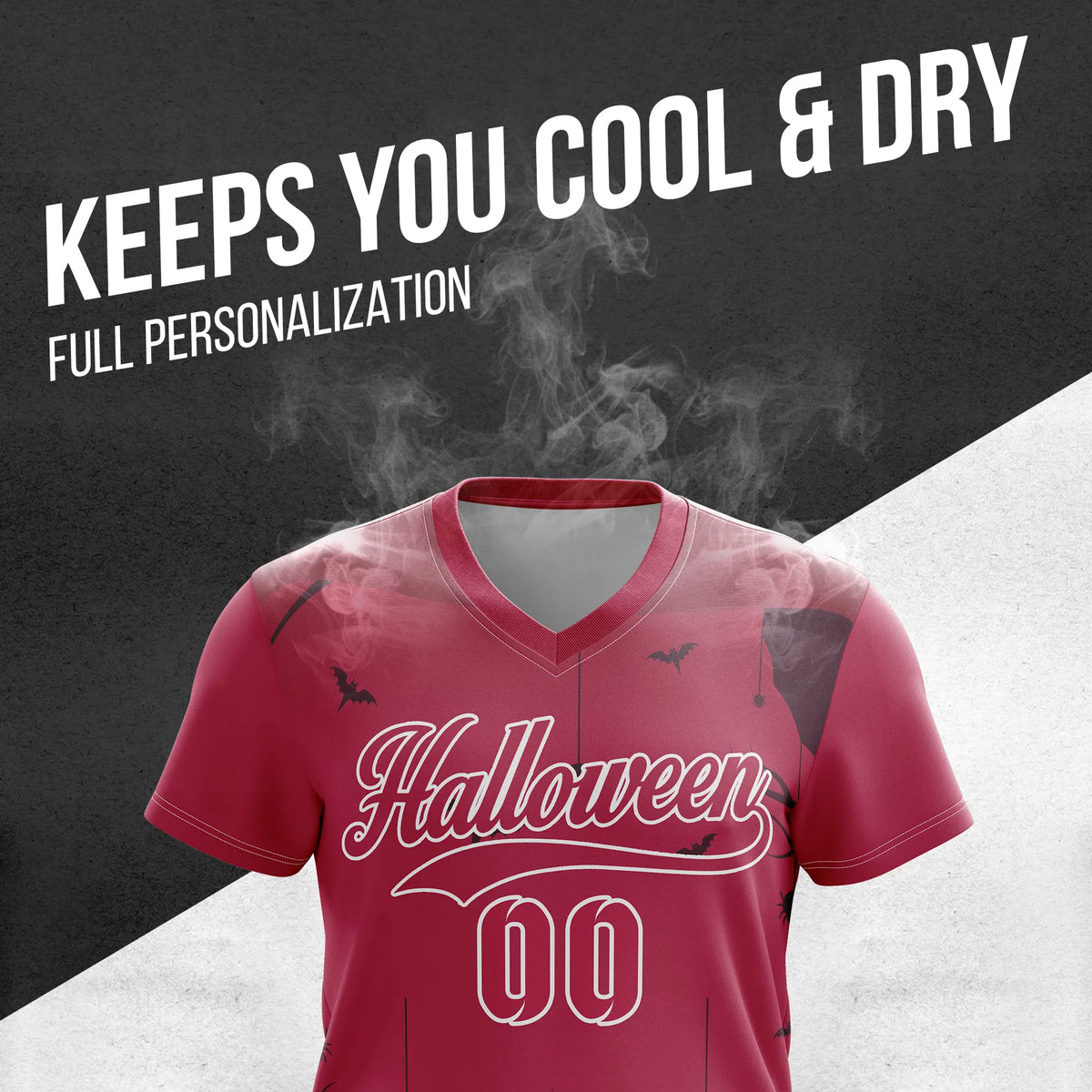 Custom Halloween Soccer Jersey D8 Personalized Uniform with Name & Number