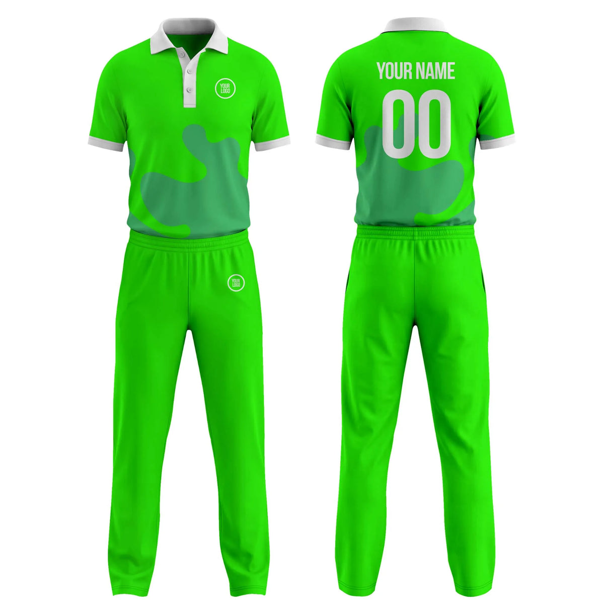 Custom Personalized D5 Side Pattern Cricket Kit with Name, Number & Team Logo
