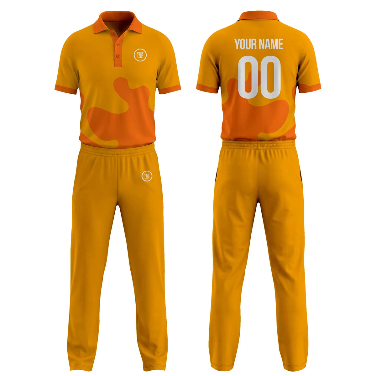 Custom Personalized D5 Side Pattern Cricket Kit with Name, Number & Team Logo