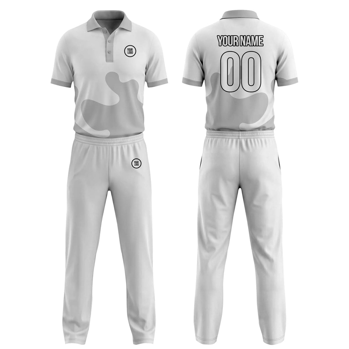 Custom Personalized D5 Side Pattern Cricket Kit with Name, Number & Team Logo