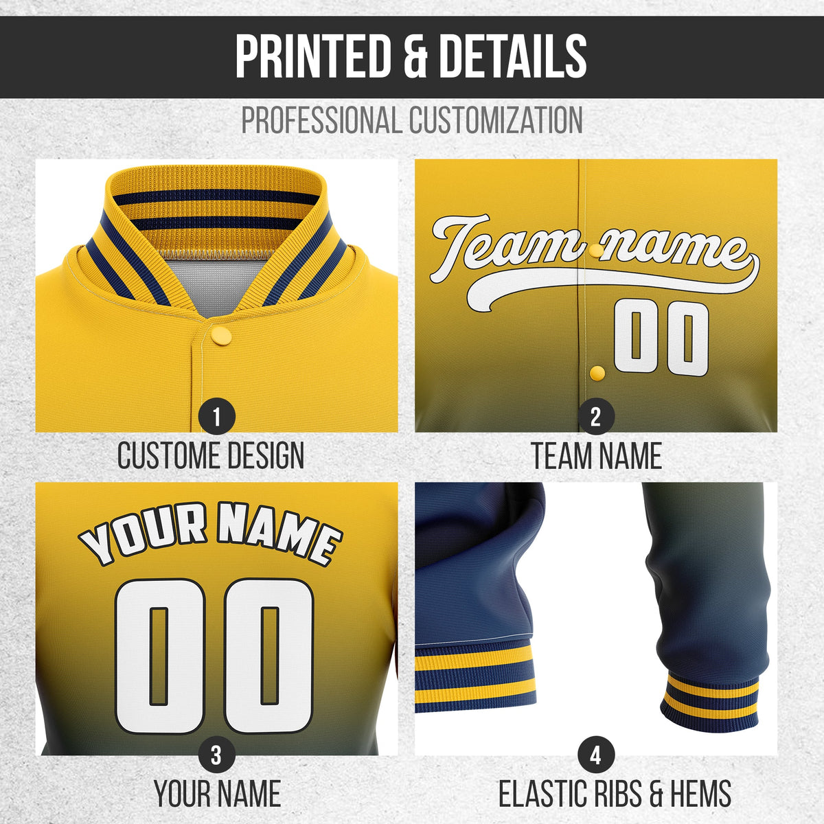 Jackets - Gradient Fashion - Yellow