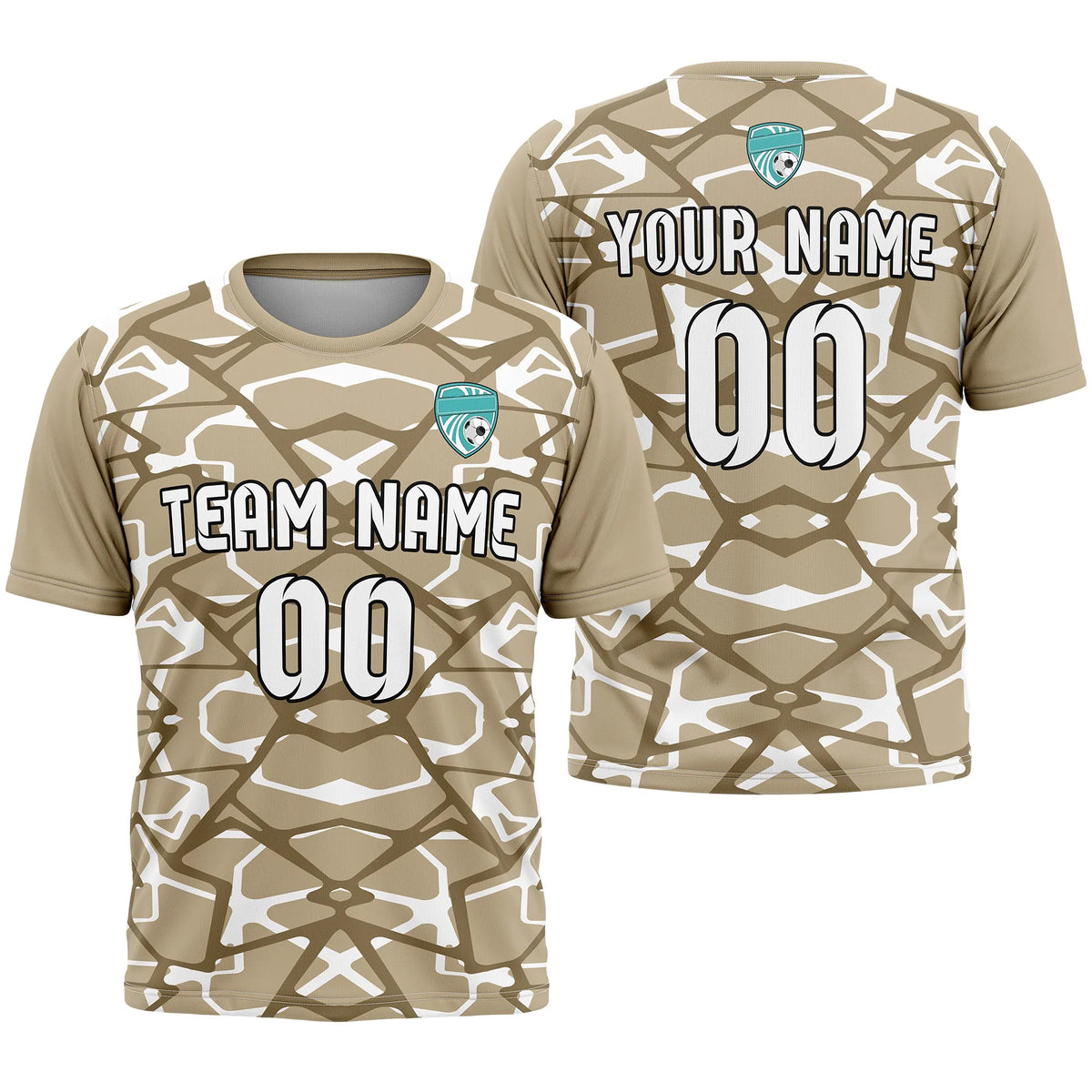 Custom R-Full Pattern D5 Soccer Jersey Personalized Football Uniform with Name & Number