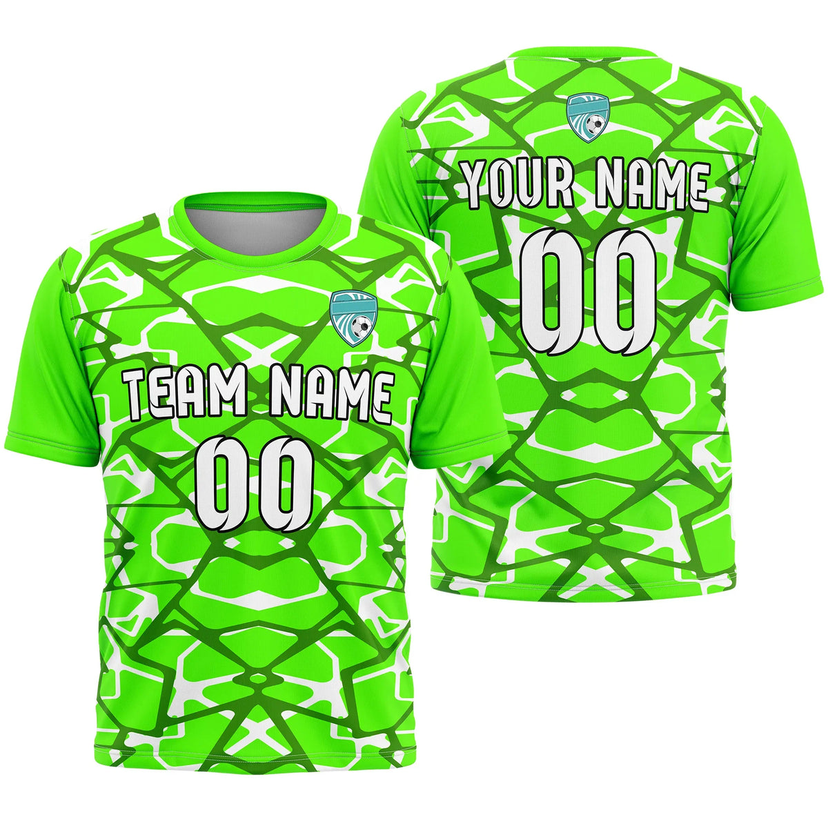 Custom R-Full Pattern D5 Soccer Jersey Personalized Football Uniform with Name & Number
