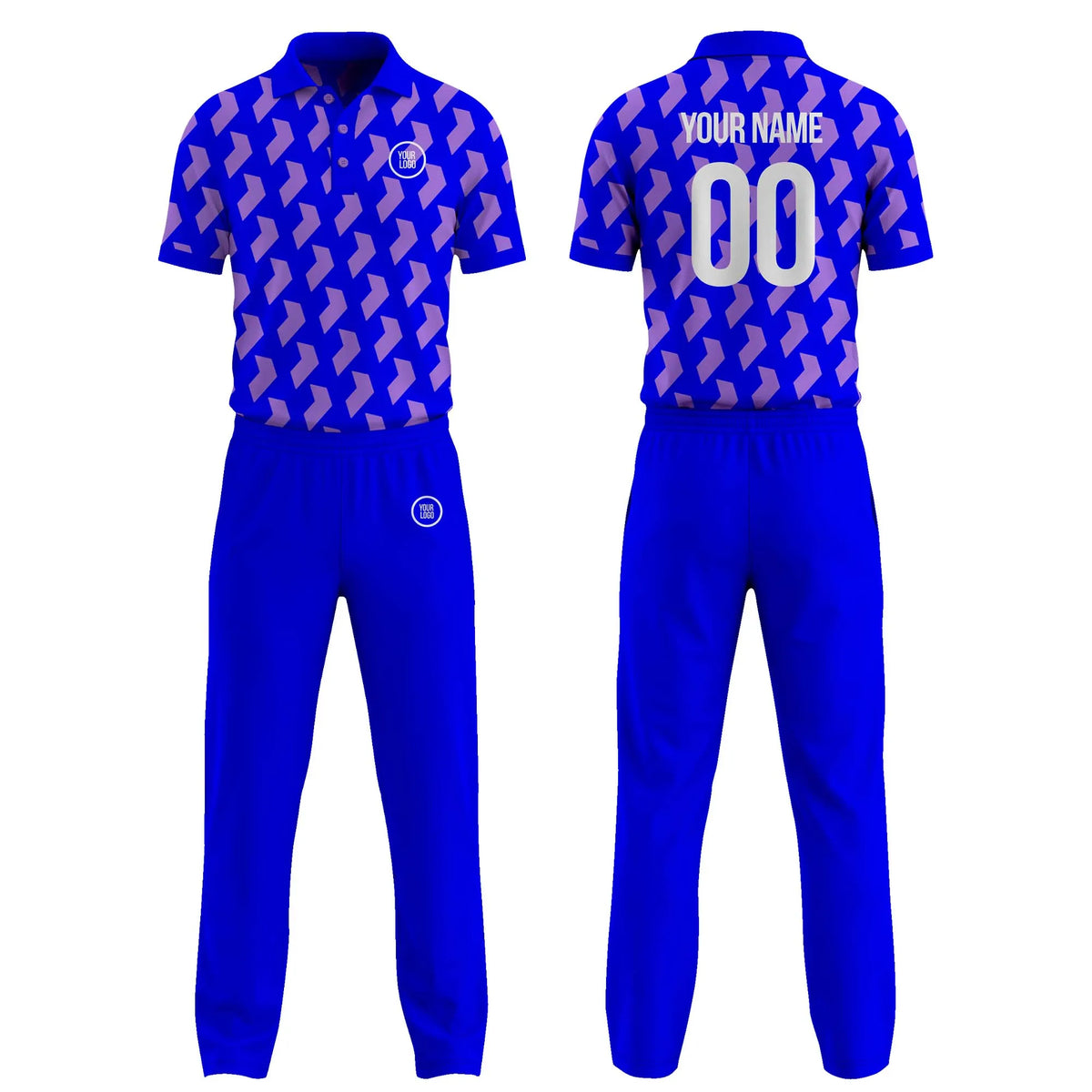 Custom Personalized D3 Color Block Cricket Kit with Name, Number & Team Logo