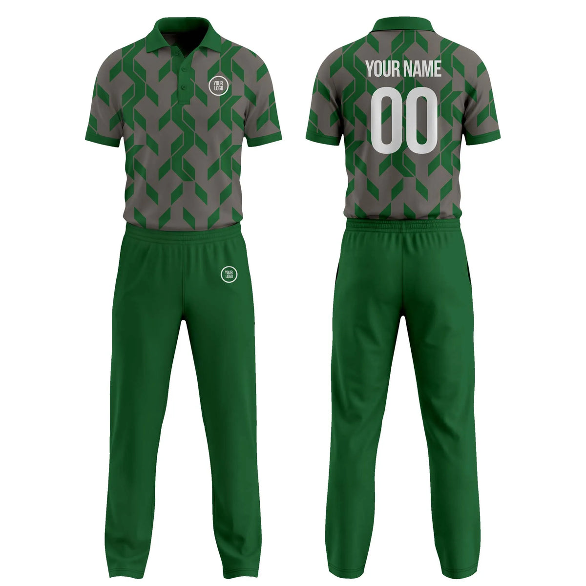 Custom Personalized D1 Color Block Cricket Kit with Name, Number & Team Logo