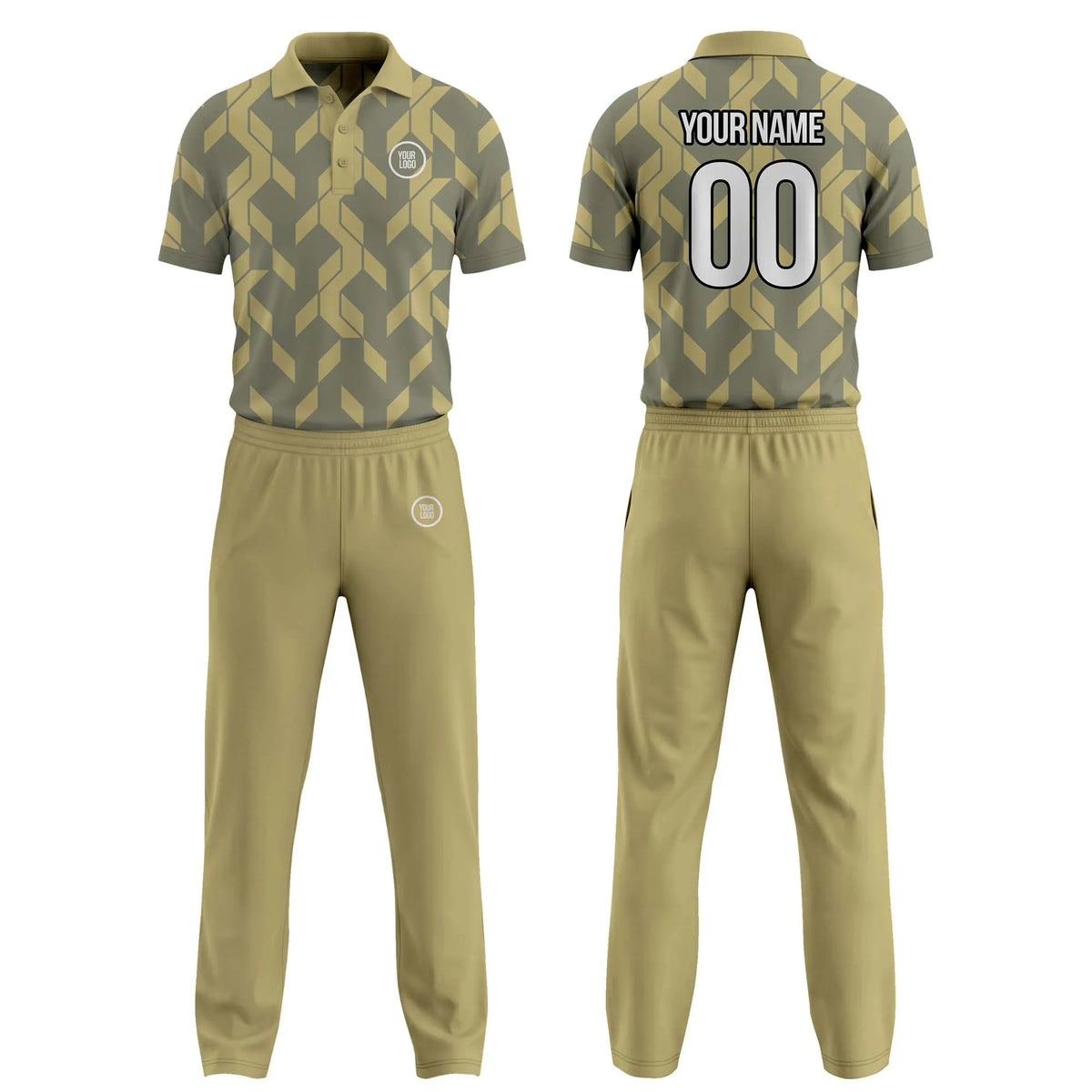 Custom Personalized D1 Color Block Cricket Kit with Name, Number &amp; Team Logo