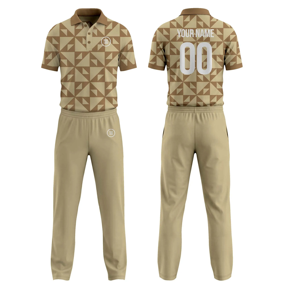 Custom Personalized D2 Color Block Cricket Kit with Name, Number &amp; Team Logo