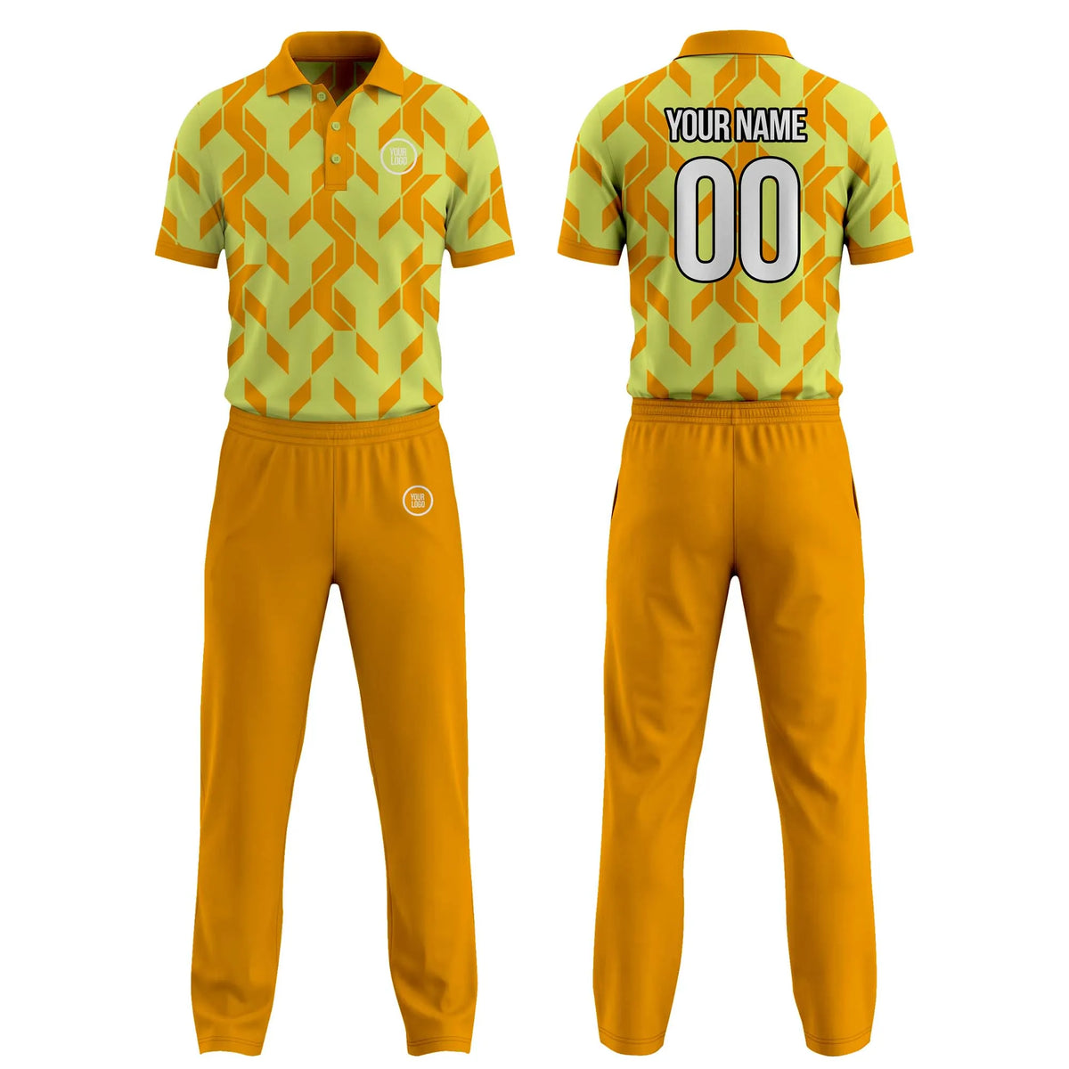 Custom Personalized D1 Color Block Cricket Kit with Name, Number & Team Logo